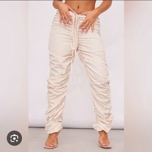 PrettyLittleThing Soft Beige Pants